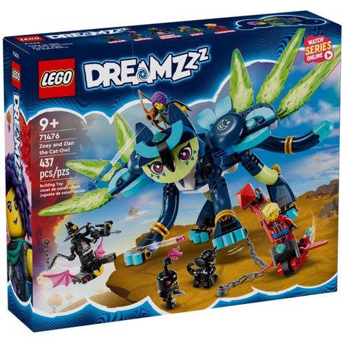 LEGO Dreamzzz - Zoey et Zian, le chat-hibou - 71476