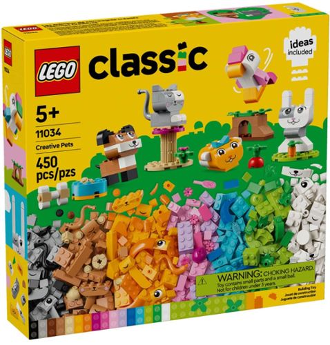 Lego Classic - Les Animaux De Compagnie Créatifs - 11034