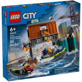 LEGO City - Le hors-bord de la police et la cachette des voleurs - 60417