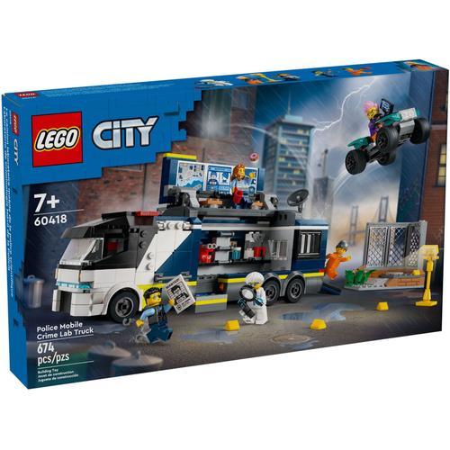 Lego City - Le Laboratoire De Police Scientifique Mobile - 60418