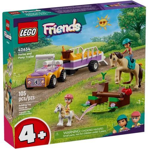 Lego Friends - La Remorque Du Cheval Et Du Poney - 42634