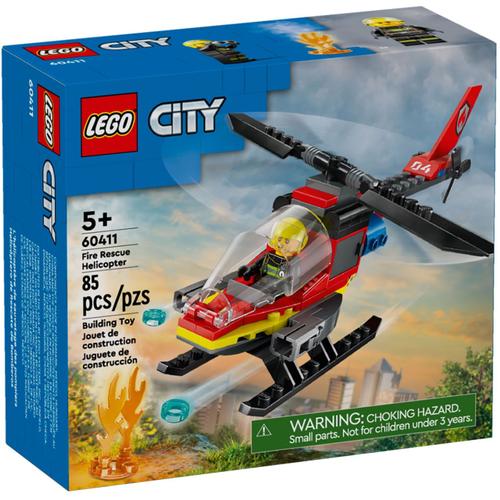 Lego City - L'hélicoptère De Secours Des Pompiers - 60411