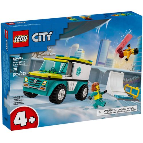 LEGO City - L'ambulance de secours et le snowboardeur - 60403