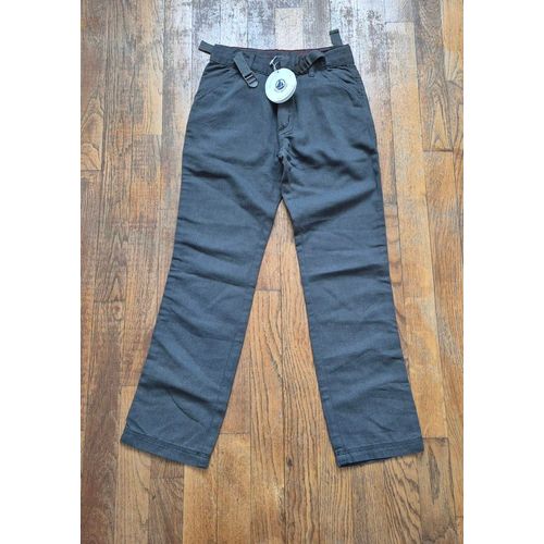 Pantalon Fille Petit Bateau Gris Fonce Taille 10 Ans Neuf Avec Etiquette