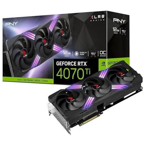 PNY GeForce RTX 4070 Ti XLR8 Gaming Verto 12GB OC DLSS 3, Carte graphique