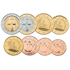 Tableau série 8 pièces Euro