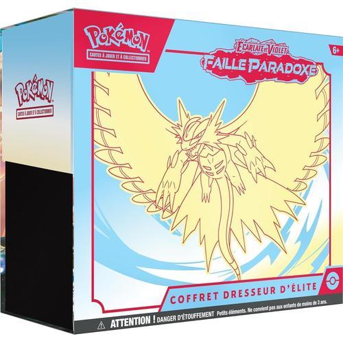 Pokémon - Coffret - Ev04 Ecarlate Et Violet - Faille Paradoxe - Dresseur D'elite : Rugit-Lune