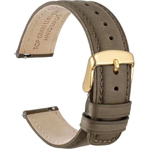 Bracelet De Montre À Dégagement Rapide,Cuir Véritable En Détresse,Boucle En Acier Inoxydable,Largeur De Bande 18mm 19mm 20mm 22mm 24mm.[U126]