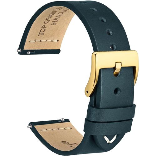Démodé Bracelet De Montre,Cuir De Grain Supérieur,Fil Ciré Français,Dégagement Rapide,Boucle En Acier Inoxydable,Bracelets De Rechange Pour Homme 17mm 18mm 19mm 20mm 21mm 22mm 24mm.[U620]