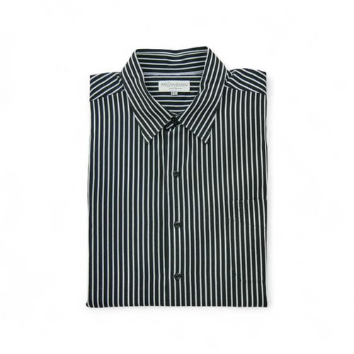 Reconditionné - Chemise Classiques Homme À Rayures - Taille Xl - Homme - Noir