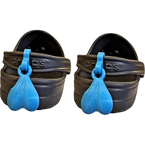 Boules De Croco, 1 Paire D'écrous De Croco Pour Chaussures Ovelty Fun Accessoires De Croco Boules Visibles Pour Cadeau De Croco Pour Amis Bleu Clair