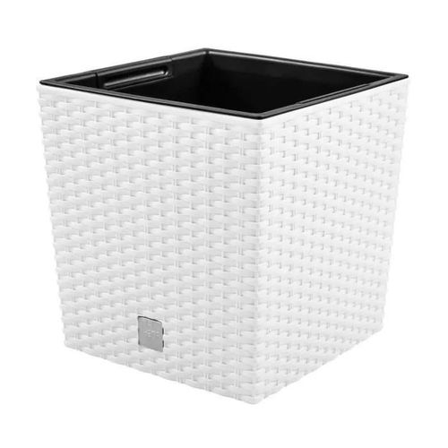Prosperplast Pot De Fleurs Avec Insert De 8l Rato Low Drts225l Blanc