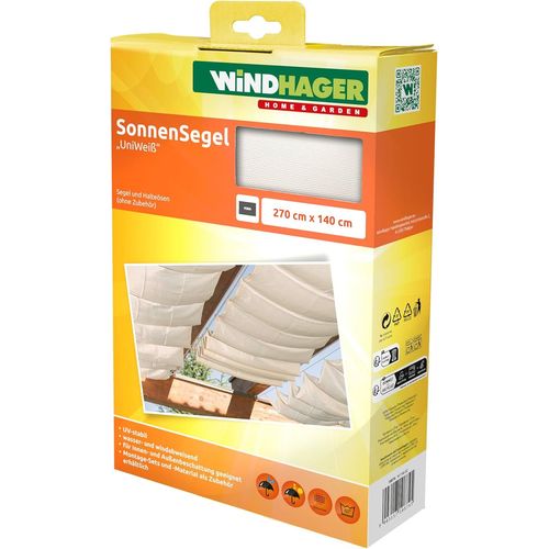 CHECARZHN--NO1-Voile D'Ombrage Coulissante Sur Câbles, Voile Pare-Soleil Pour La Technique De Tension De Corde, Idéale Pour Pergola Ou Véranda, 2, 7 X 1, 4 M, Uni Blanc, 10874