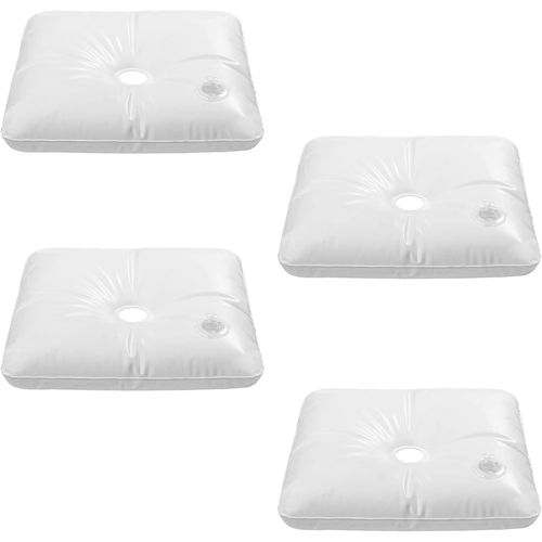 KALANKA-Lot de 4 Sacs de Poids d'eau pour Support de Colonne de Ballons et Arche de Ballons, Base carrée épaisse à remplir d'eau pour Accessoires de fête (capacité de 4,5 kg chacune)