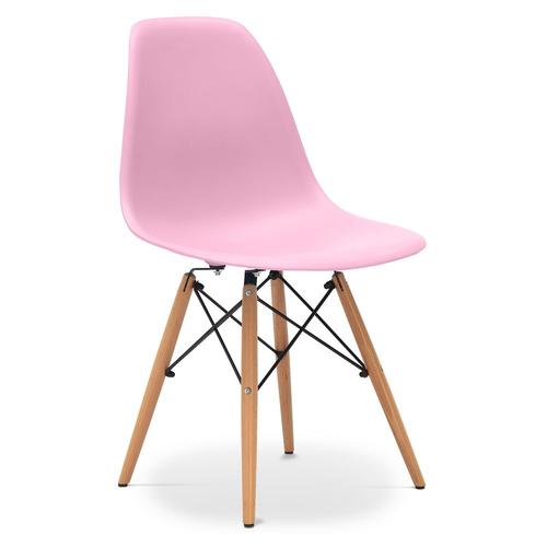 Chaise Deswood Qualité Premium Rose Pâle