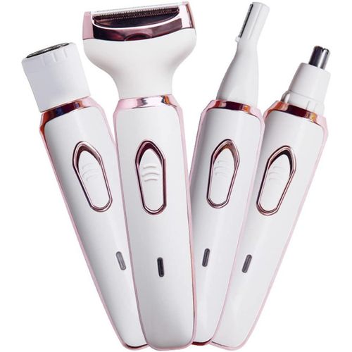 Aetheriszypher-Electric Razor For Women,Hair Trimmer For Face Nose Eyebrow Beard Mustache Arm Leg Armpit Bikini,Painless Rechargeable Portable 4 In 1 Womens Body Shavers Set