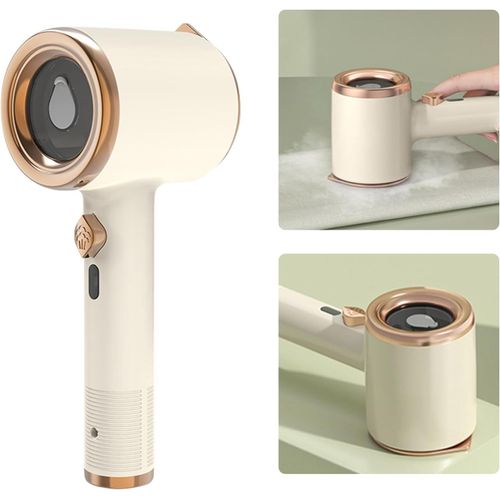 Aetheriszypher-Portable Small Hand Iron Steamer For Clothes Travel Size, Upgrade Mini Electric 2 In 1 Garment Ironing Machine For Clothing And Curtains (Beige)
