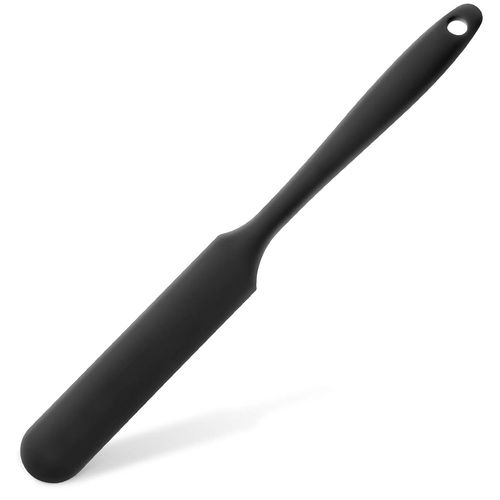 Aetheriszypher-Patelai Non Stick Wax Spatulas Silicone Waxing Sticks Waxing Applicator Hair Removal Large Reusable Scraper Large Area Hard Wax Sticks For Home Salon Body Use Mixing Resin(Black) 