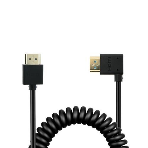 ERYI-Câble Hdmi Vers Hdmi 8K 2.1 4K Pour Sony A7Iv, Cordon Hdmi Haute Vitesse 48 Gbit/S Enroulé Pour Z-Cam E2, Pour Canon C300, Pour Atomos Ninja V, Pour Appareils Photo Sony Fs5| Fs7| A7S3