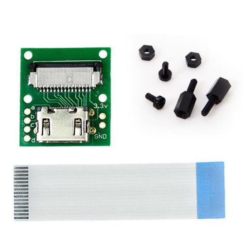 ERYI-Câble Plat Cy Raspberry Pi Vers Hdmi Type A Mâle Hdtv Fpc 5 Cm Pour Pes001
