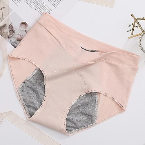 3 Pièces Culottes Étanches Pour Femmes Fille Période Menstruelle, Flux Abondant, Saignement Post-Partum, Slip Menstruel Taille V 3xl Kaki