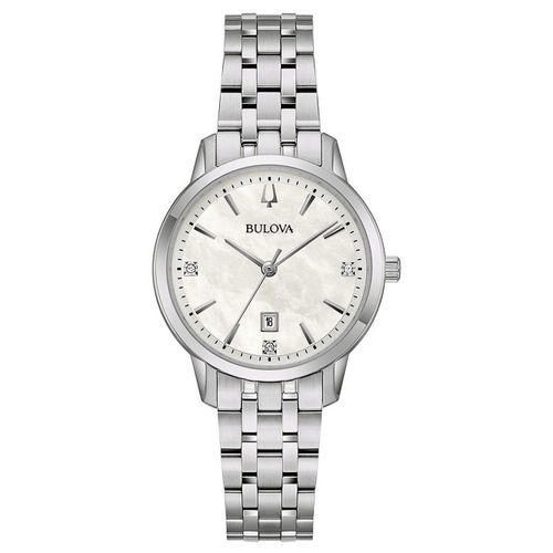Ladies Watch Bulova 96p233, Quartz, 31mm, 3atm