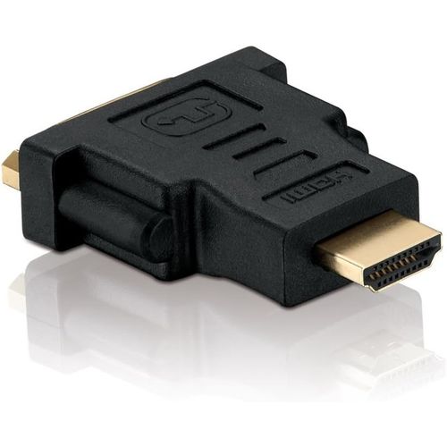 ERYI-Adaptateur Dvi Mâle Vers Hdmi Femelle, Plaqué Or, Fullhd, 1080P, Noir