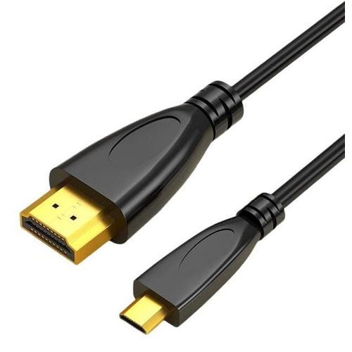 ERYI-Câble Micro Hdmi Vers Hdmi 4K Haute Vitesse Hdmi Vers Micro Hdmi Type D Adaptateur Arc Hdr Uhd Plomb 3D 4K @ 60 Hz Prend En Charge L'Audio Ethernet Compatible Avec Hero, Raspberry, Dslr, Apparei