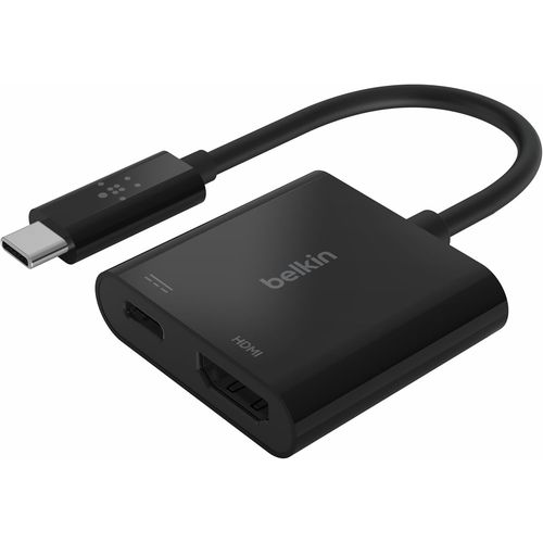 ERYI-Adaptateur Usb-C Vers Hdmi + Recharge (Prise En Charge De La Vidéo 4K Uhd, Alimentation Passthrough Jusqu¿À 60W Pour Les Appareils Connectés, Adaptateur Hdmi Pour Macbookpro)