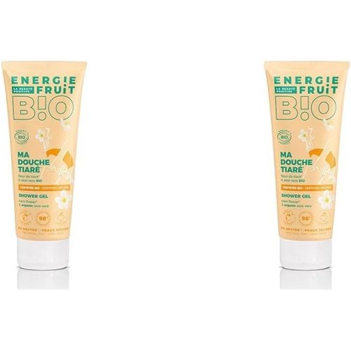 Eryi-| Gel Douche Ph Neutre | Certifié Bio Par Ecocert | Fleur De Tiaré & Aloe Vera | Vegan | 200ml (Lot De 2) 
