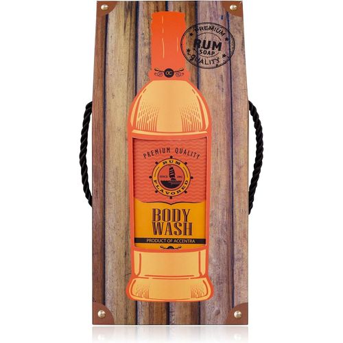 Eryi-Gel Douche/Mousse De Bain Pour Homme Rum Flavor En Bouteille Avec Boîte Cadeau/Sac Cadeau Aspect Eau-De-Vie, 400 Ml, Parfum : Rhum ¿ Rechargeable, Orange 