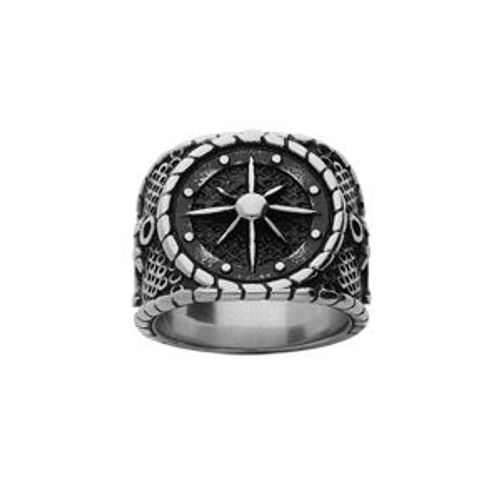 Bague Acier Globe Trotter