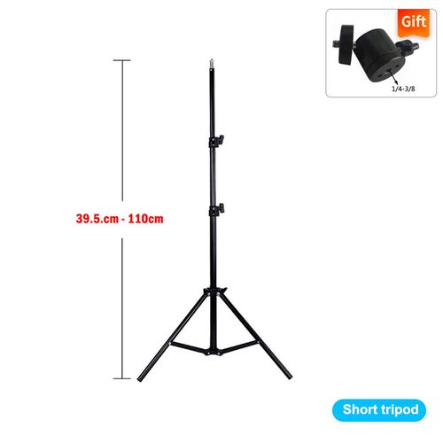 Trépied extensible pour haut-parleur de voyage,support de budgétaire,accessoires de montage,rotule pour ordinateur portable,appareil photo reflex numérique,extérieur,110cm,160cm - Type 110cm #C
