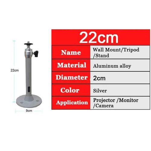 Salange-Support mural universel pour mini budgétaire,budgétaire de plafond,support pour XGIMI,JMGO,DLP,Mini Beamer,YG300,J15,Prodefait - Type 22cm