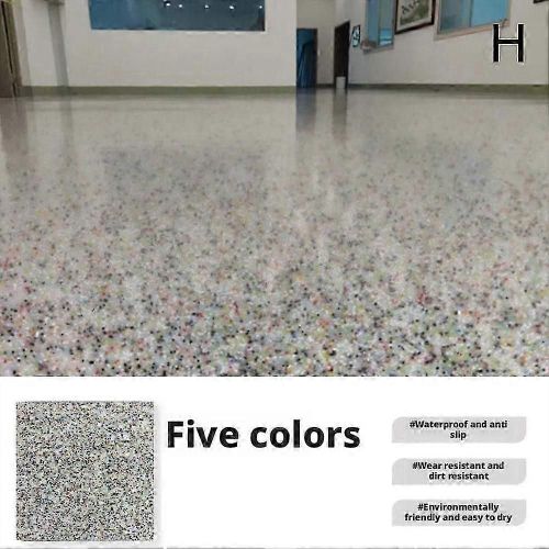 Peinture epoxy effet marbre haute brillance pour sols de garage et surfaces en beton