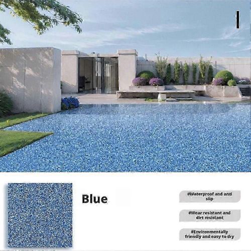 Peinture epoxy effet marbre haute brillance pour sols de garage et surfaces en beton