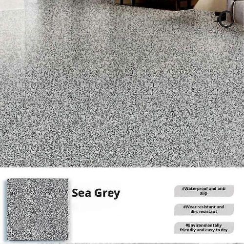 Peinture epoxy effet marbre haute brillance pour sols de garage et surfaces en beton