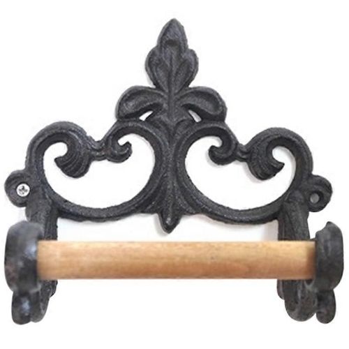 Porte-rouleaux de papier toilette mural pour la maison, accessoires de salle de bain noirs