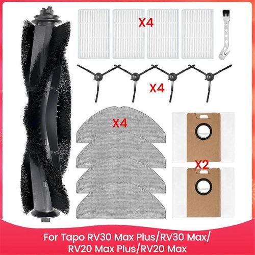 Ensemble d'accessoires pour aspirateurs Tapo RV30 Max Plus, RV30 Max, RV20 Max Plus, RV20 Max de remplacement P