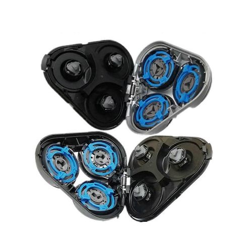 Tete de rasoir de rechange pour rasoir electrique Philips S5000, S5370, S5571, S5420, S5140, S5078, S5077, S5050, S5082 - Noir