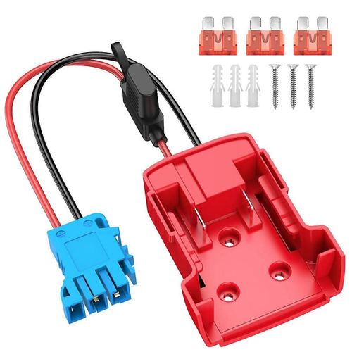 Adaptateur Power Wheels pour batterie Milwaukee M18 pour Peg-Perego