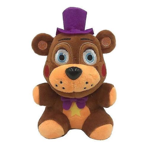 Jouets en peluche de lapin violet fletri 7 pouces Fnaf Security Breach Bonnie Doll a collectionner Nightmare Freddy Jouets en peluche pour les fans d'enfants Publicite de tres haute qualite