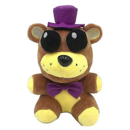 Jouets en peluche de lapin violet fletri 7 pouces Fnaf Security Breach Bonnie Doll a collectionner Nightmare Freddy Jouets en peluche pour les fans d'enfants Publicite de tres haute qualite