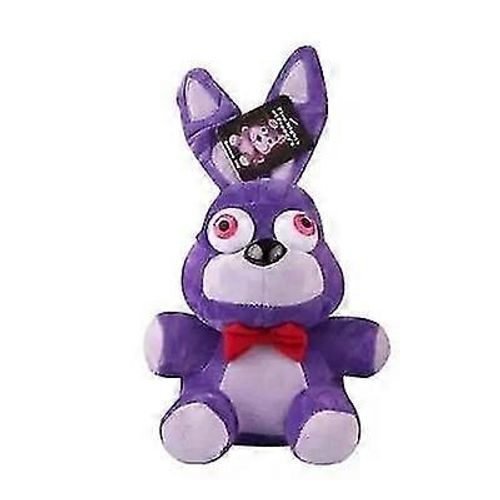 Jouets en peluche de lapin violet fletri 7 pouces Fnaf Security Breach Bonnie Doll a collectionner Nightmare Freddy Jouets en peluche pour les fans d'enfants Publicite de tres haute qualite