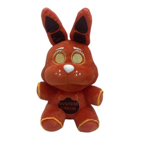 Jouets en peluche de lapin violet fletri 7 pouces Fnaf Security Breach Bonnie Doll a collectionner Nightmare Freddy Jouets en peluche pour les fans d'enfants Publicite de tres haute qualite