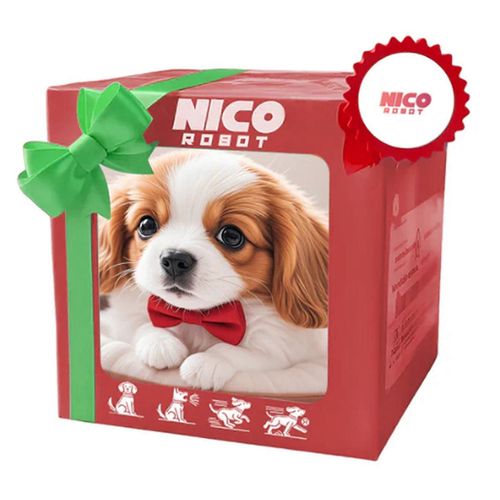Jouet interactif en peluche pour chiot - Robot chien electronique qui marche, aboie, hoche la tete et remue la queue - Cadeau parfait pour les garcons et les filles