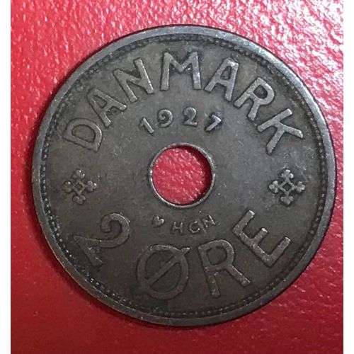 2 Øre - Christian X - 1927 - Danemark