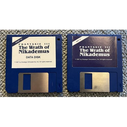 Phantasie Iii The Wrath Of Nikademus - Atari St