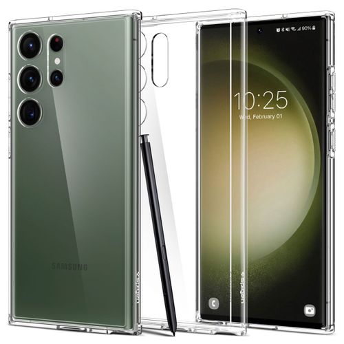 Spigen Coque Ultra Hybrid Samsung Galaxy S23 Ultra Transparent