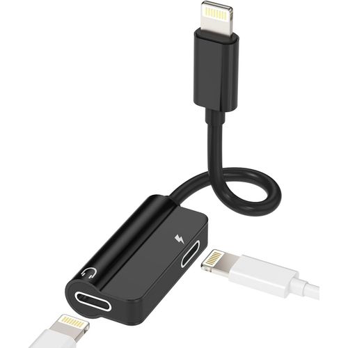 Thef-Adaptateur Lightning Jack Casque Accessoires Câble Aux Écouteurs Chargeur Pour Apple Iphone 14 13 12 11 Pro Max 7 8 Plus X Se Xs Xr Pour Ipad Air Répartiteur De Charge Casquettes Fiche Headphone